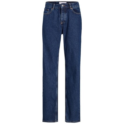 JJXX Hlače Jeans Seoul Straight - Dark Blue Denim Modra Cene