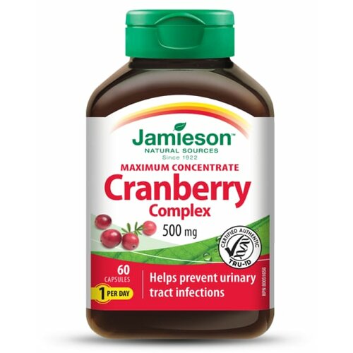 JAMIESON LABORATORIES Jamieson-cranberry complex kaps 60x500mg Slike