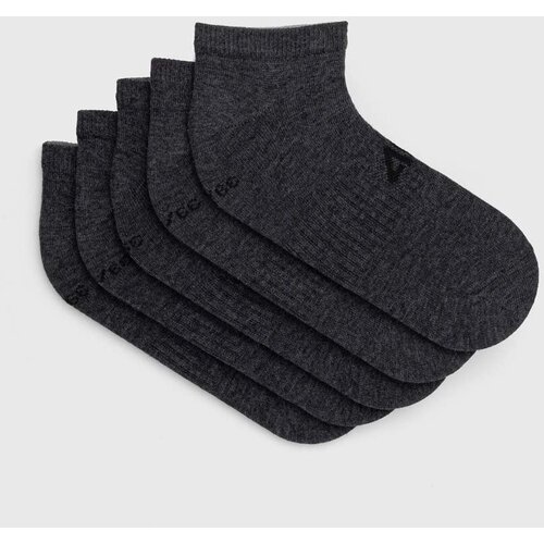 4f Nogavice 5-pack mo&amp;scaron;ki, siva barva Slike