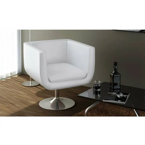  Barski stolček belo umetno usnje, (20817323)