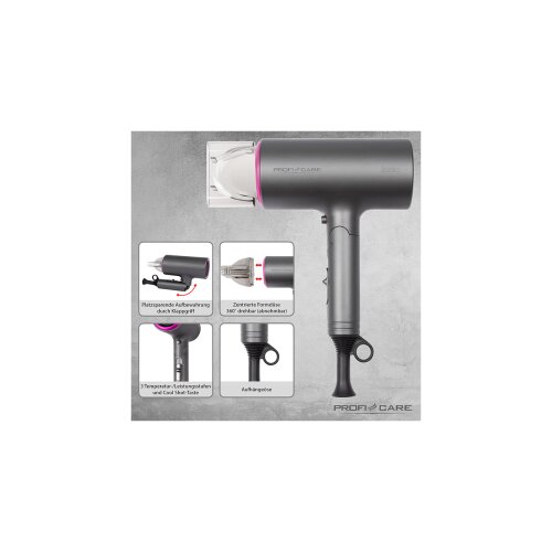 ProfiCare su&amp;scaron;ilo za kosu PC-HT 3073 pink Slike