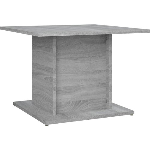 Maison Chic Klubska mizica - kavna mizica - Nizka mizica siva sonoma 55,5x55,5x40 cm iverna plo&amp;scaron;ča, (21752537) Slike