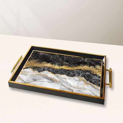 Aberto Design Poslužavnik TPA10031 50 x 29 x 3.5 cm, Šareni Cene