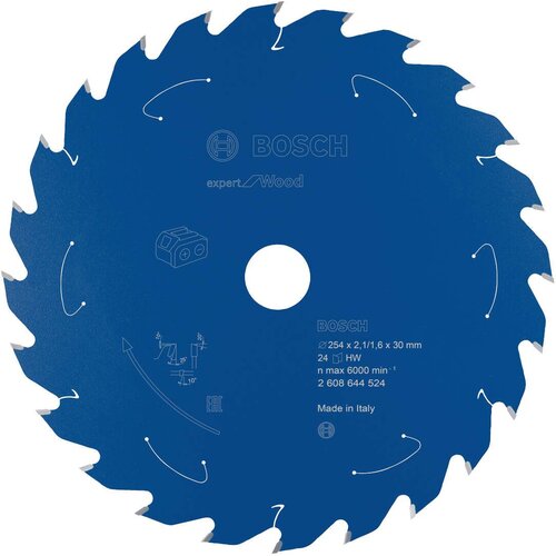 Bosch Expert for Wood list kružne testere za akumulatorske testere 254x2,1x30 T24 Slike