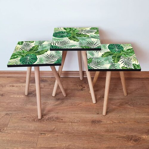 Hanah home Set 3 stočića 3Shp98 Green Cene