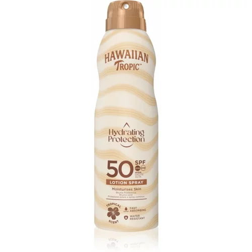 Hawaiian Tropic Hydrating Protection Lotion Spray sprej za sunčanje SPF 50 220 ml