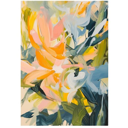 Styler Tiskana slika na platnu 70x100 cm Floral Gust &ndash; Cene