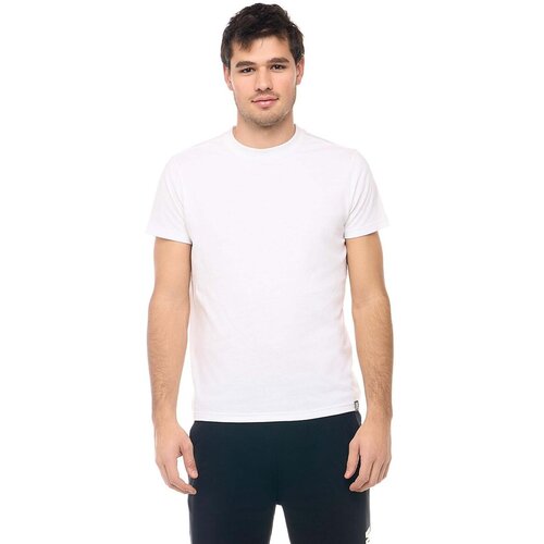 Leone 1947 Majice s kratkimi rokavi Man T-Shirt Short Sleeves B W Bela Cene