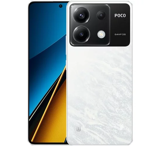 Poco X6 5G pametni telefon 8/256GB, bel