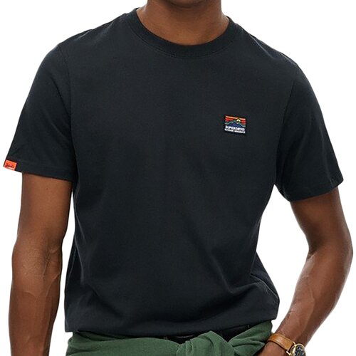 Superdry Majice s kratkimi rokavi 269613 Modra Slike