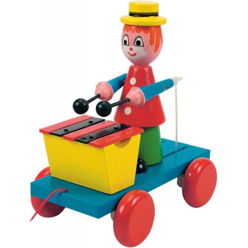 Woody drveni klaun sa ksilofonom na vučenje Slike