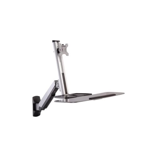SpeaKa Professional SP-MM-705 1-struki zidni nosač za monitor 33,0 cm (13'') - 81,3 cm (32'') podesiv po visini, mogučnost savijana, mogučnost okretanja, ladica za tipkovnicu Cijene