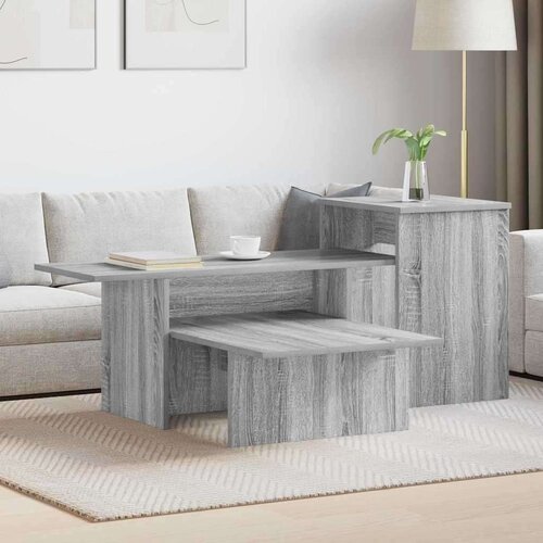  Konzolna stolica Siva Sonoma 80 x 50 x 225 cm Konstruirano drvo Cene