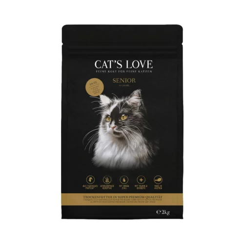 Cat's Love Suha hrana za mačke "Senior Duck" - 2 kg