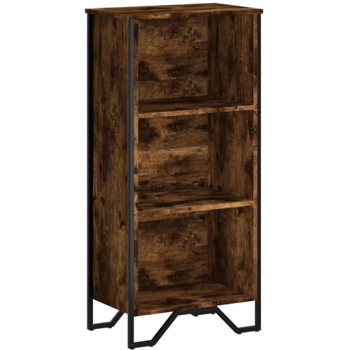 Maison Chic Knjižna omara - Knjižni regal dimljeni hrast 50x31x106 cm inženirski les, (21725782) Slike