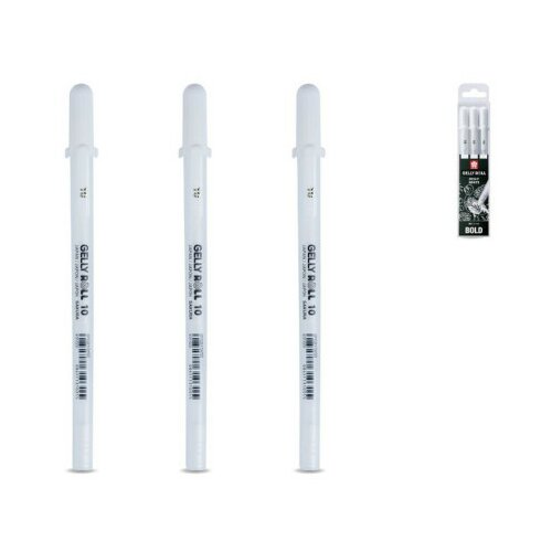 Gelly basic, gel olovka, set, white, bold, 3K ( 672391 ) Slike