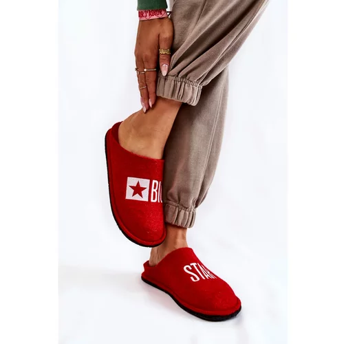 Big Star Domestic slippers KK276022 Red