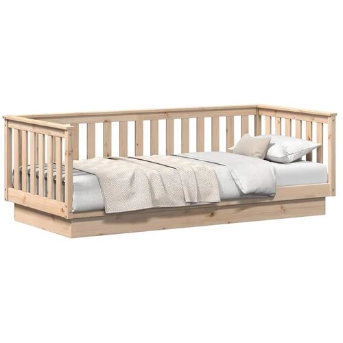  Dnevni krevet bez madraca 90x200 cm Masivno drvo Bor Slike