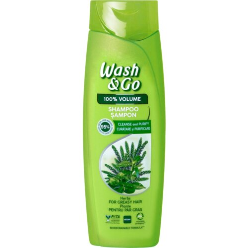 Wash&go Šampon herbal za masnu kosu 180ml Cene