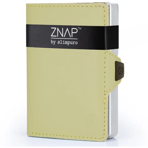 slimpuro ZNAP, tanki novčanik, 12 kartica, pretinac za novčiće, 8,9 × 1,8 × 6,3 cm (Š × V × D), RFID zaštita