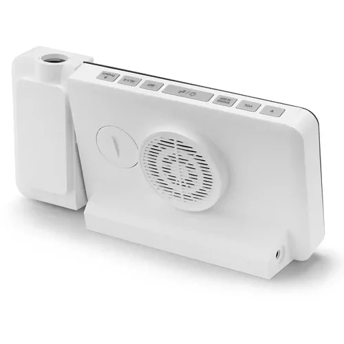 First Radiobudilka z alarmom, FM radio, projekcija, bela, (20812005)