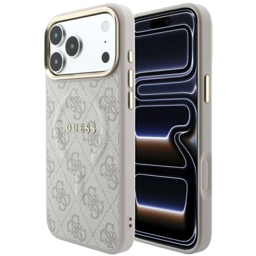 SAS CG MOBILE Maska Guess 4G Embossed Classic MagSafe za Samsung iPhone 17 Pro Max/ 18 Pro Max roze Cene