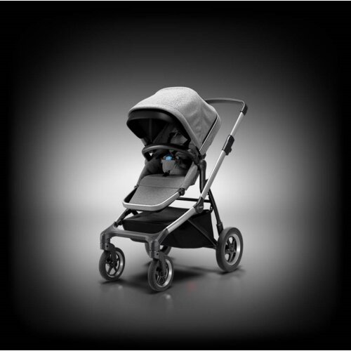 Thule Sleek crni okvir siva dječja kolica Slike