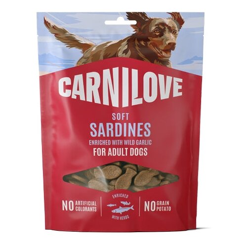 Carnilove Dog Soft mehki pribolj&scaron;ki, sardine in divji česen - 200 g Cene