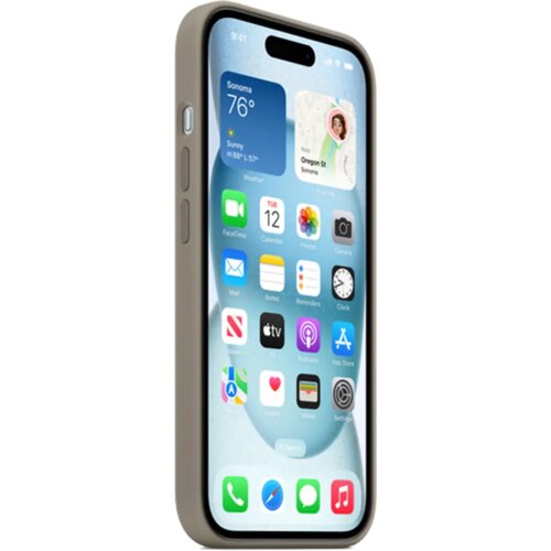  IPhone 15 Silicone CaseW MagSafe - clay, iphone-15 Cene