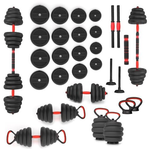 Hms Fitness utezi komplet 6 mogućnosti vježbanja 40 kg Cijene