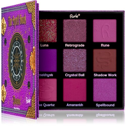 Rude Cosmetics The Spell Book paleta sjenila za oči nijansa Passion 10.8 g Cijene
