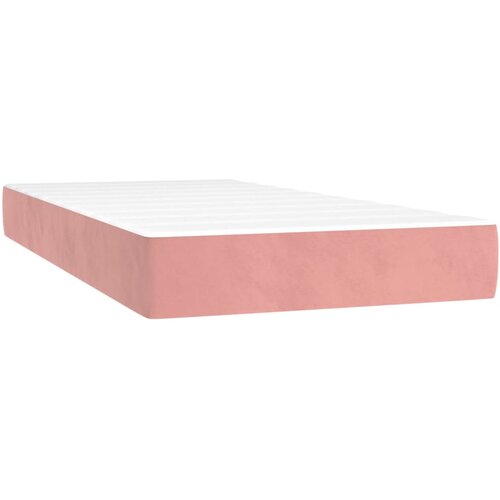  box spring s madracem LED ružičasti 90x200 cm bar&amp;scaron;unasti Slike