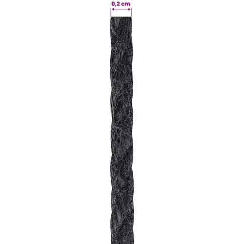  Uže od jute 2 pcs 2 Crna 100% Juta Tossa Slike