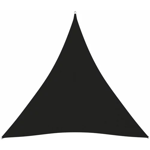  Jedro protiv sunca od tkanine Oxford trokutasto 3x3x3 m crno