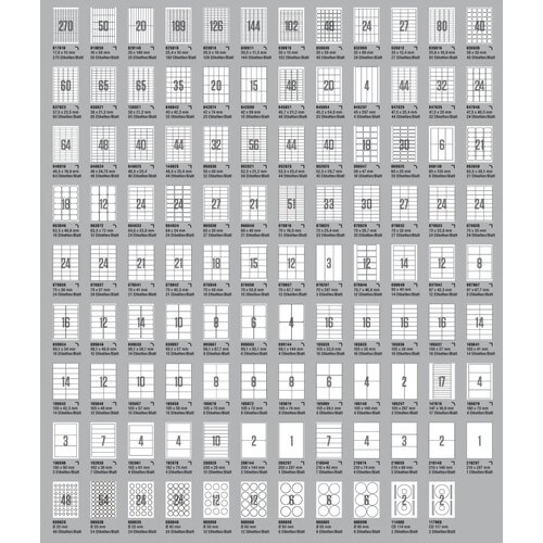  Etikete sorex 99,1x46,6 SOREX Cene