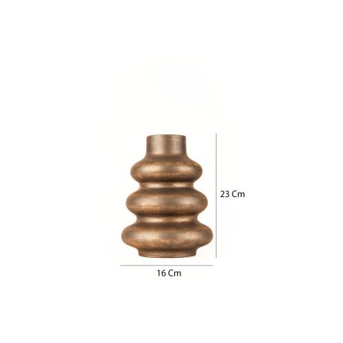 WALLXPERT decorative pot braon keramička saksija BK007 Slike