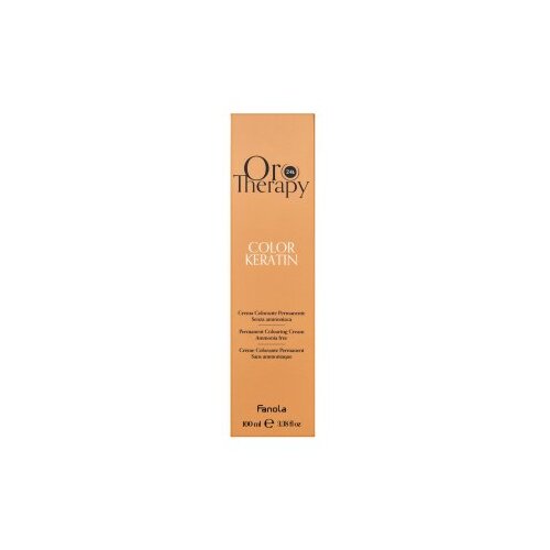 Fanola Oro Therapy Color Keratin Oro Puro profesionalna trajna barva las 6.3 100 ml Slike