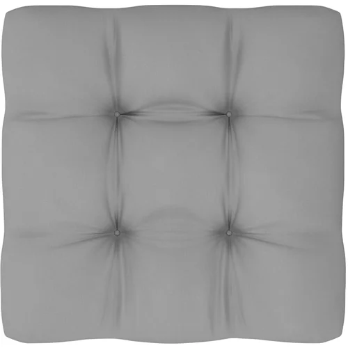 vidaXL jastuk za sofu od paleta sivi 70 x 70 x 10 cm