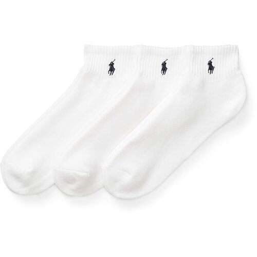 Polo Ralph Lauren Nogavice 'QUARTER' črna / bela Cene
