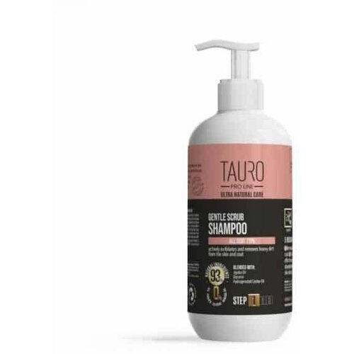 Tauro Pro Line ultra natural care gentle scrub shampoo 400 ml Slike