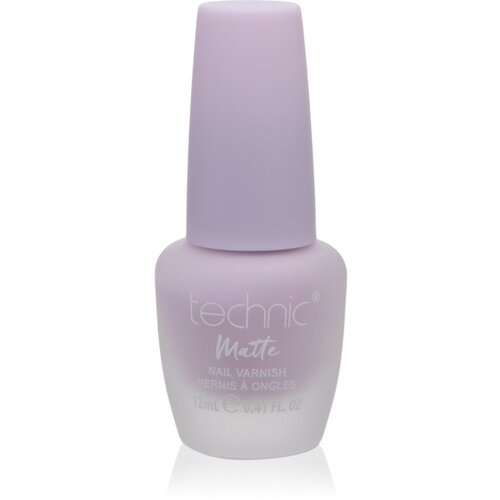 Technic_Cosmetics Matte Nail Varnish dolgoobstojen lak za nohte z mat učinkom odtenek Lavender 12 ml Cene