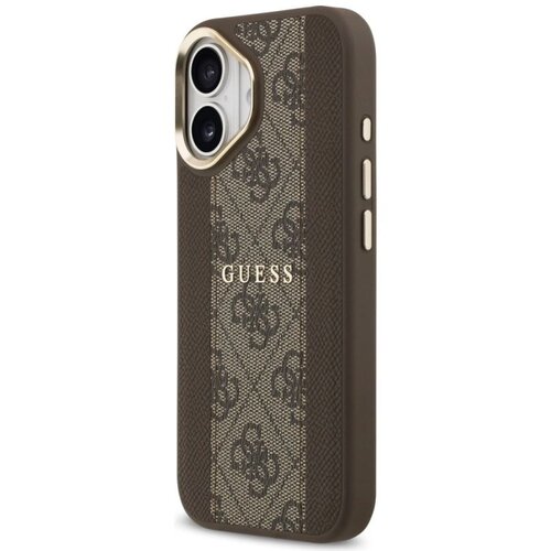 Guess Ohi&amp;scaron;je za telefon 4G Stripe MagSafe za iPhone 17 Rjava, (5000533463) Slike