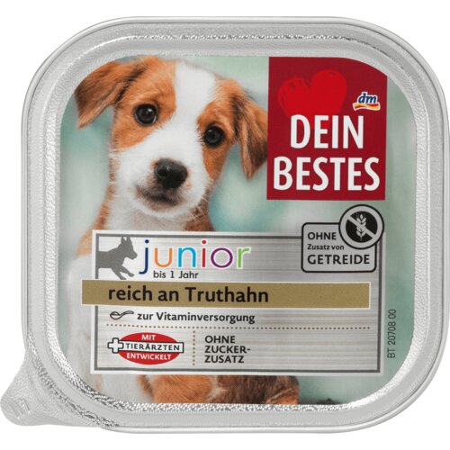 DEIN BESTES Junior kompletna hrana za pse sa ćuretinom 150 g Slike
