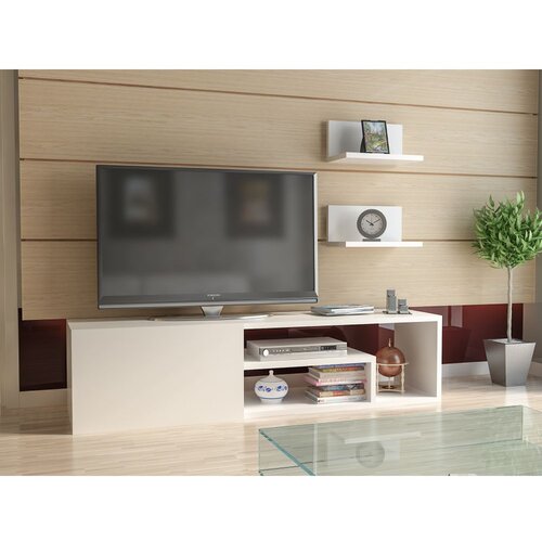 HANNAH HOME TV komoda Zeplin bijela Slike