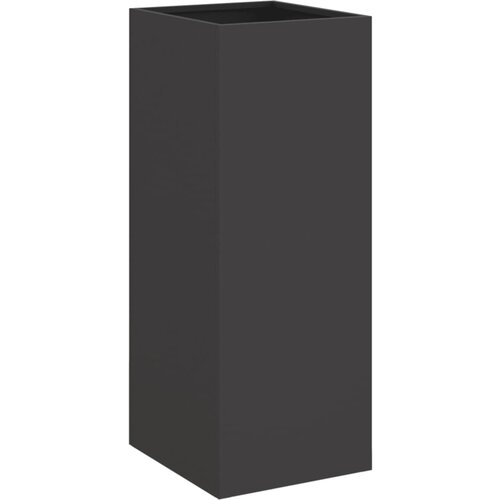 Maison Chic Cvetlično korito - Cvetlični Lonec črno 32x29x75 cm jeklo, (21790421) Slike