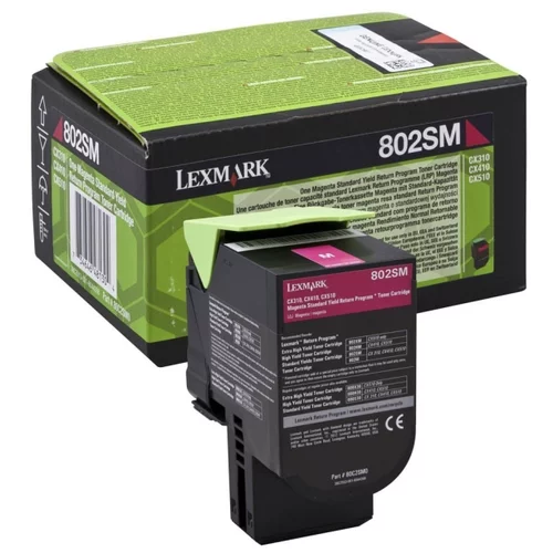  Lexmark 802SM (80C2SM0) rdeč/magenta - original