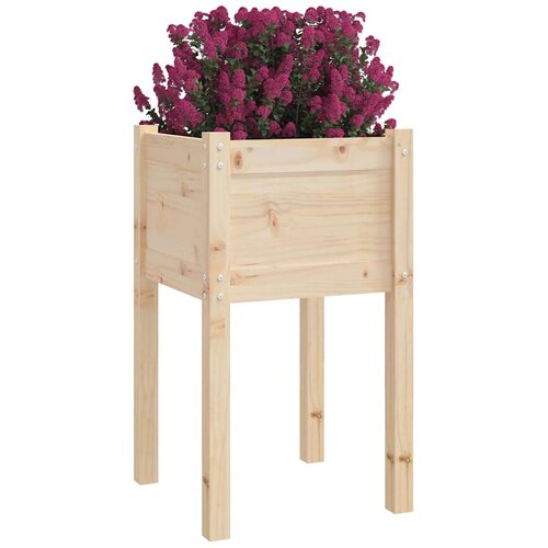  Vrtne sadilice 2 kom 40 x 40 x 70 cm od masivne borovine Slike