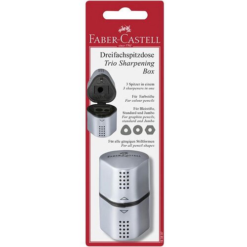Faber-Castell &amp;Scaron;ilček Faber-Castell Grip, siva, dvojni Slike