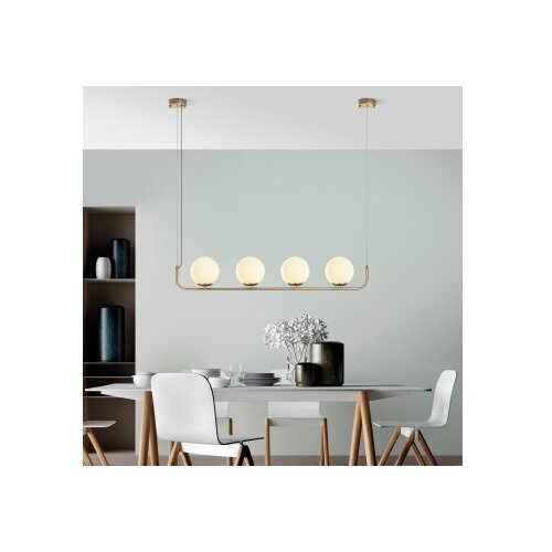Opviq Luster Faruk-13721, 20-110cm, 4xE14 s, IP27, Zlatne boje Cene