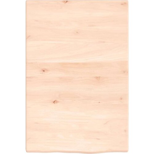 VidaXL Zidna polica 40 x 60 x 2 cm od neobrađene masivne hrastovine Slike